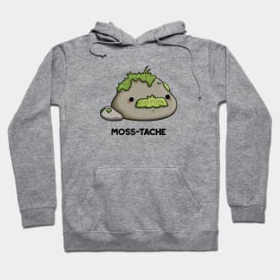 Moss-tache Funny Moustache Pun Hoodie